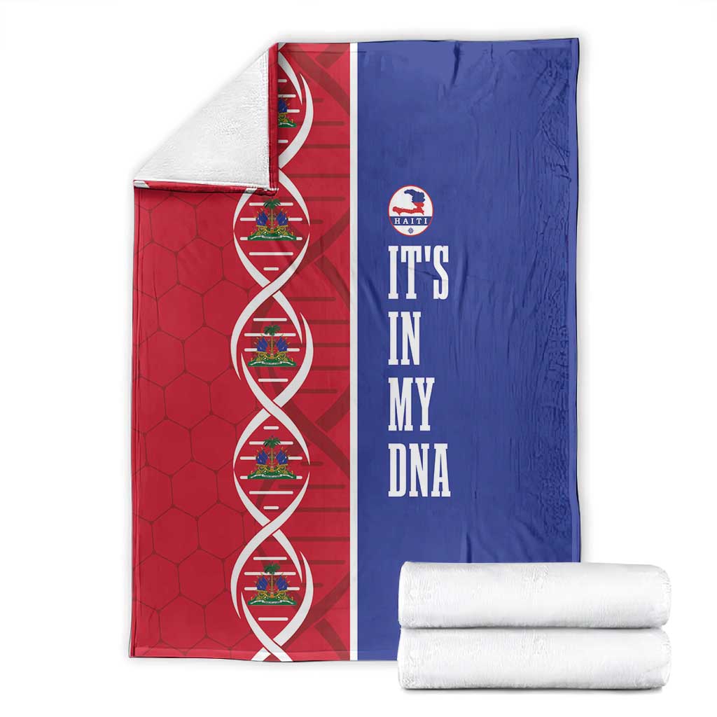 Afro-Haiti Football Blanket It's In My DNA - African Pride