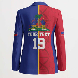 Custom Afro-Haiti Football Blazer It's In My DNA - African Pride