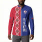 Custom Afro-Haiti Football Button Sweatshirt It's In My DNA