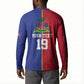 Custom Afro-Haiti Football Button Sweatshirt It's In My DNA