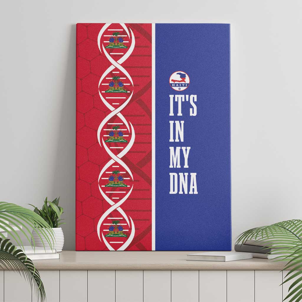 Afro-Haiti Football Canvas Wall Art It's In My DNA - African Pride