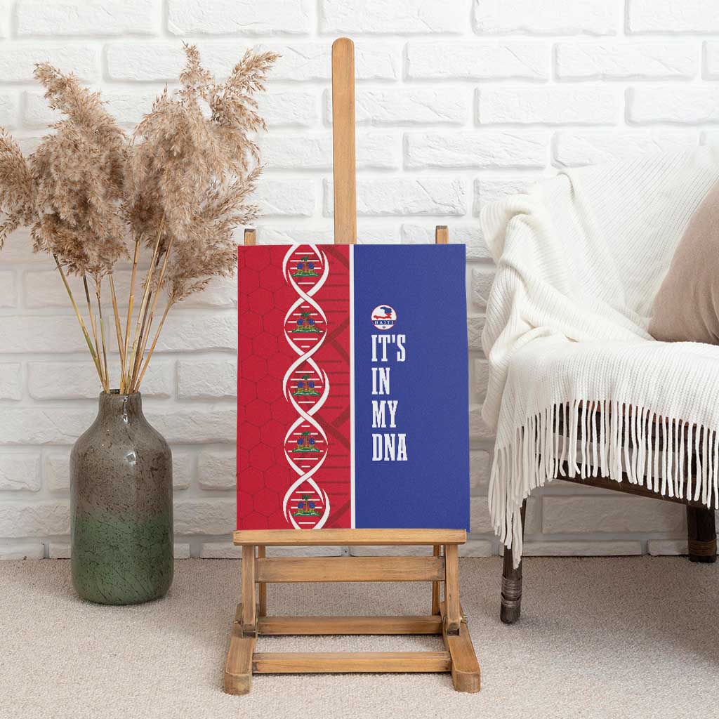 Afro-Haiti Football Canvas Wall Art It's In My DNA - African Pride