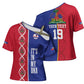 Custom Afro-Haiti Football Cross Shoulder Shirt It's In My DNA - African Pride