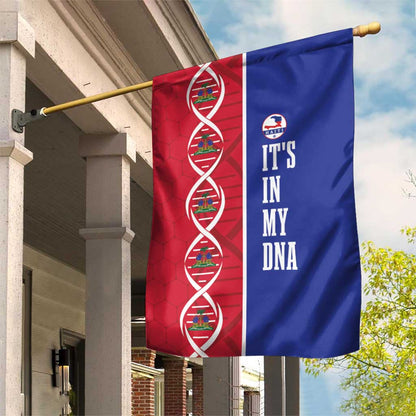 Afro-Haiti Football Garden Flag It's In My DNA - African Pride
