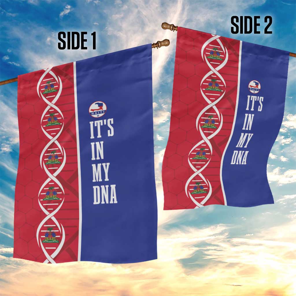 Afro-Haiti Football Garden Flag It's In My DNA - African Pride