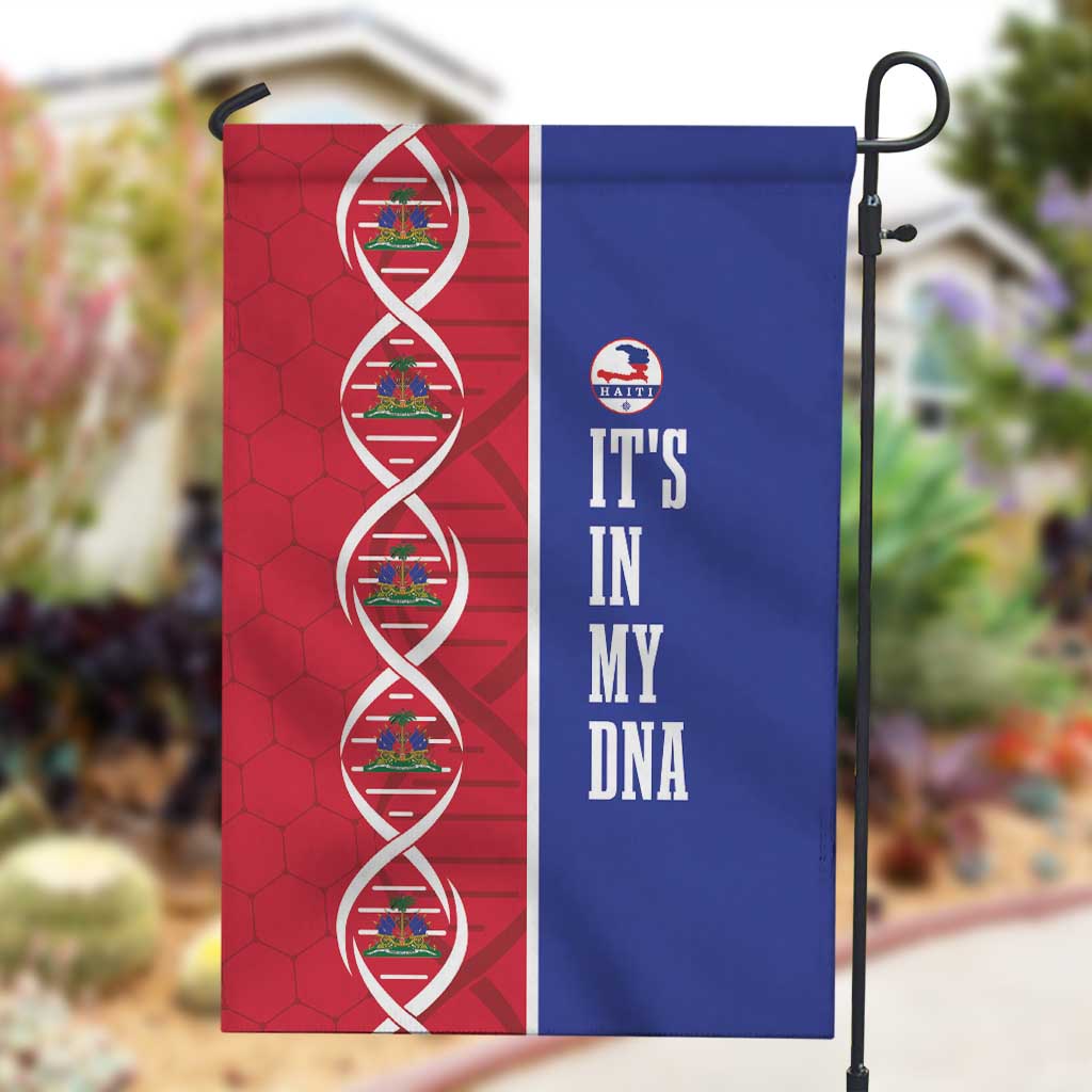 Afro-Haiti Football Garden Flag It's In My DNA - African Pride