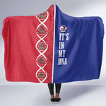 Afro-Haiti Football Hooded Blanket It's In My DNA - African Pride