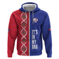 Custom Afro-Haiti Football Hoodie It's In My DNA - African Pride