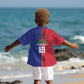 Custom Afro-Haiti Football Kid Hawaiian Shirt It's In My DNA LT19