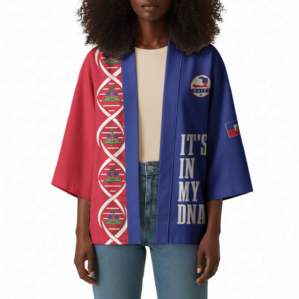 Custom Afro-Haiti Football Kimono It's In My DNA - African Pride