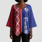Custom Afro-Haiti Football Kimono Sleeve Blouse It's In My DNA - African Pride