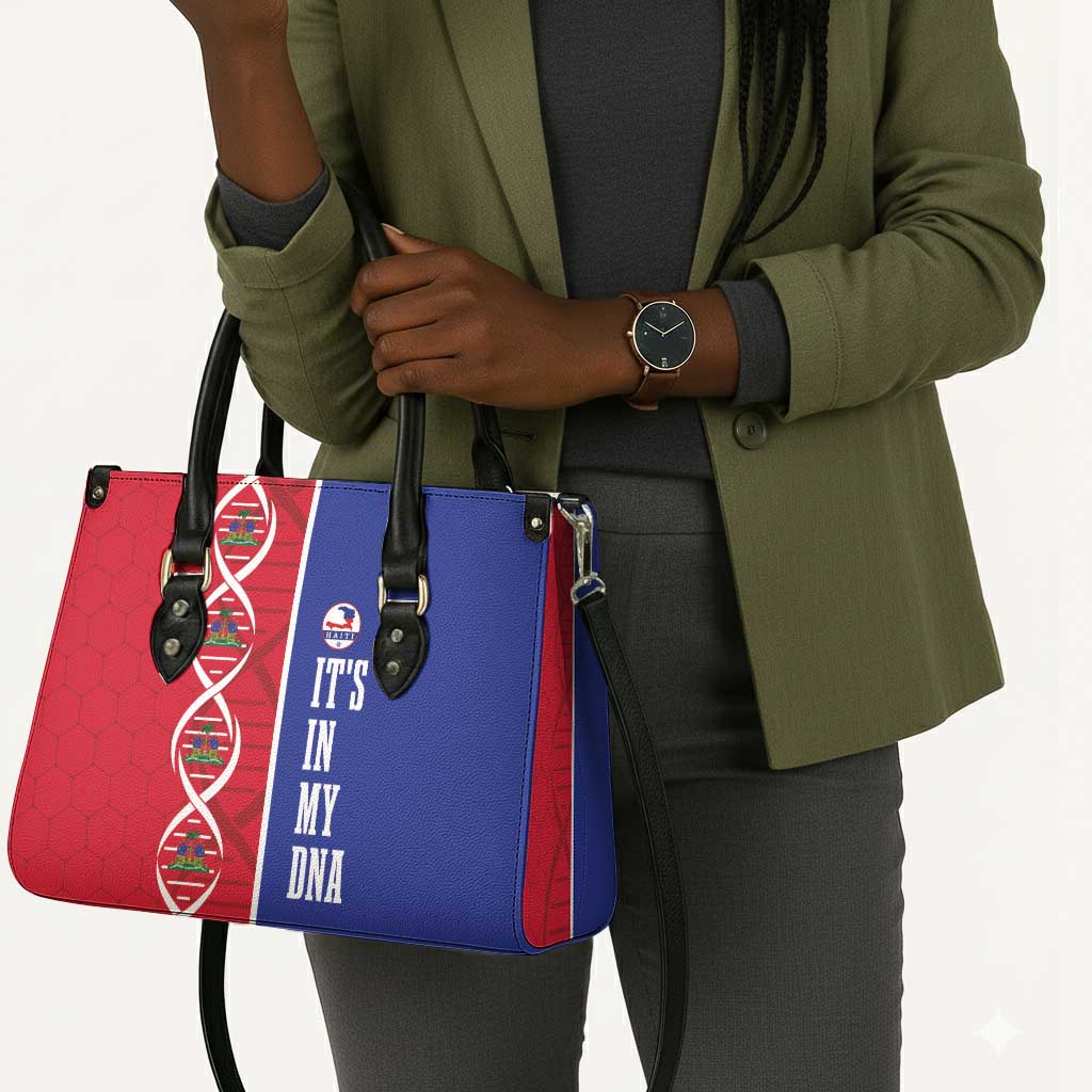 Afro-Haiti Football Leather Bag It's In My DNA - African Pride