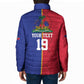Custom Afro-Haiti Football Padded Jacket It's In My DNA - African Pride