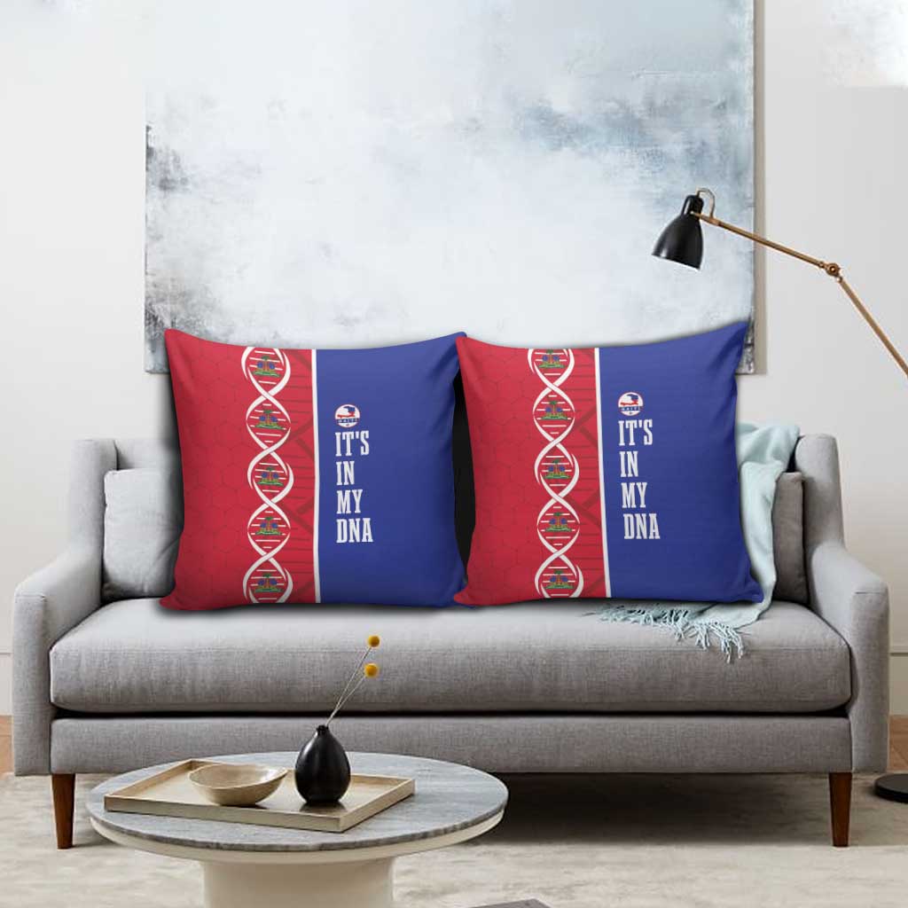 Afro-Haiti Football Pillow Cover It's In My DNA - African Pride