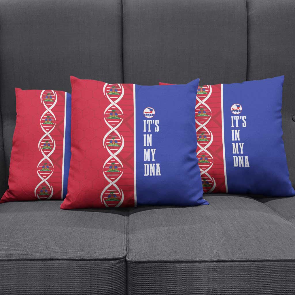 Afro-Haiti Football Pillow Cover It's In My DNA - African Pride