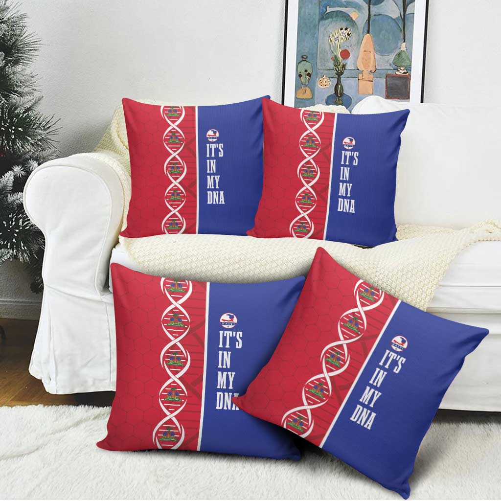Afro-Haiti Football Pillow Cover It's In My DNA - African Pride