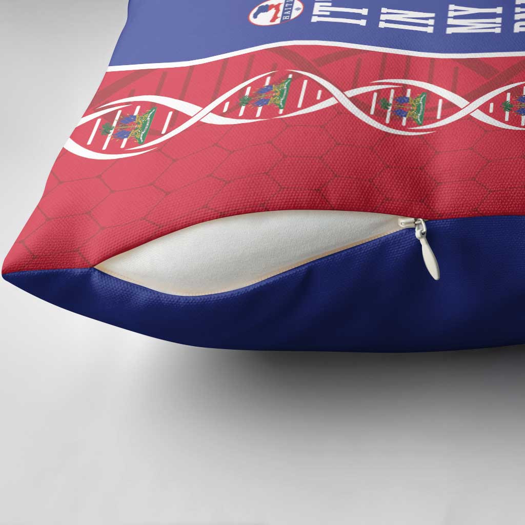Afro-Haiti Football Pillow Cover It's In My DNA - African Pride