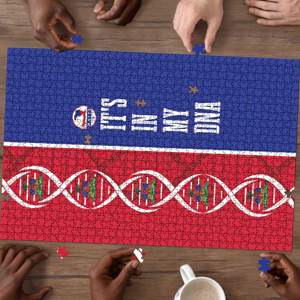 Afro-Haiti Football Puzzle It's In My DNA - African Pride