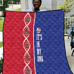 Afro-Haiti Football Quilt It's In My DNA - African Pride