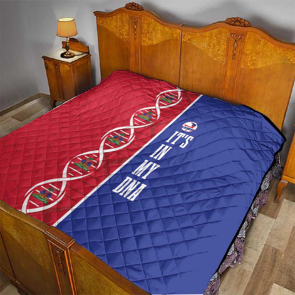 Afro-Haiti Football Quilt It's In My DNA - African Pride