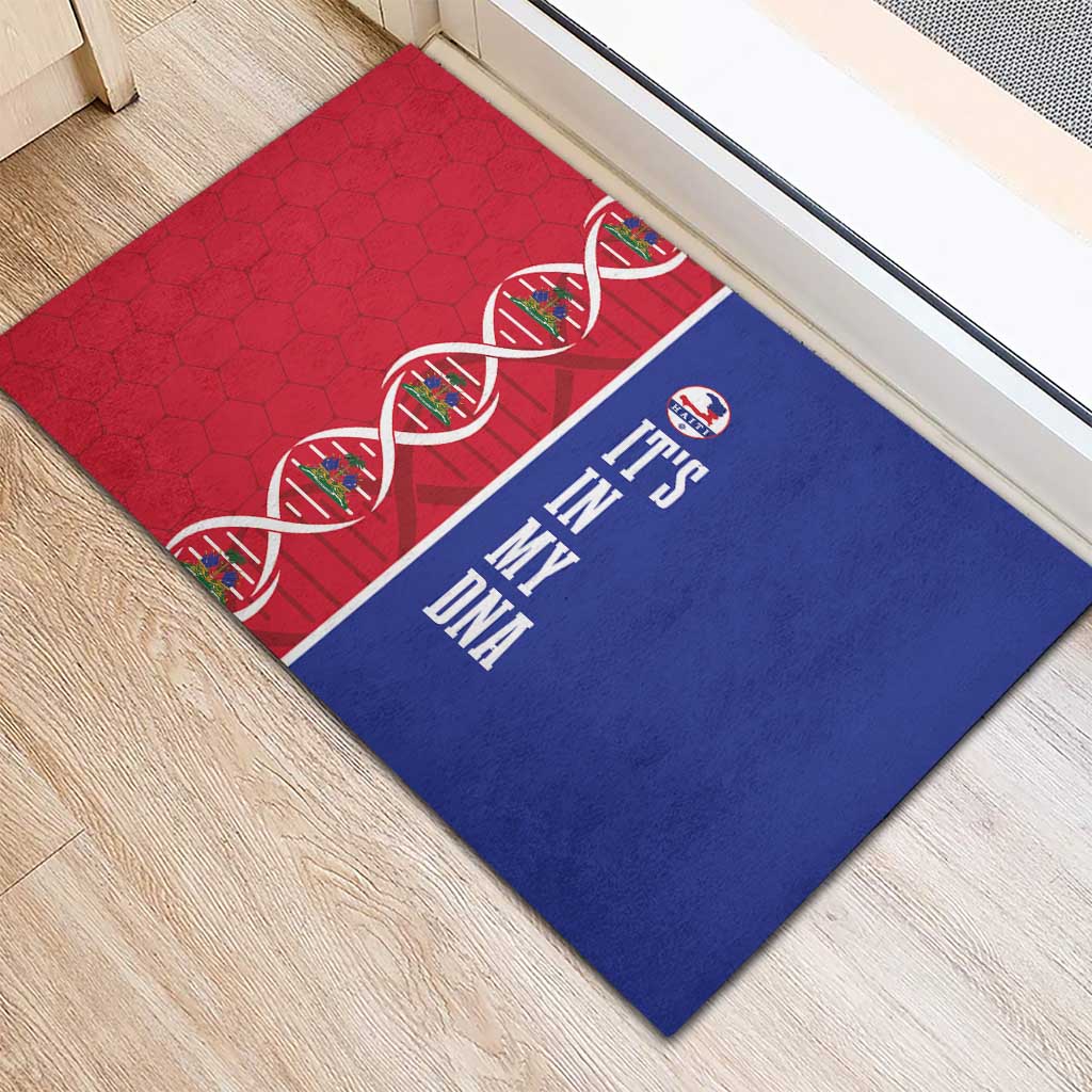 Afro-Haiti Football Rubber Doormat It's In My DNA - African Pride