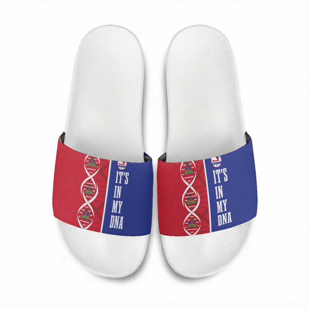 Afro-Haiti Football Slide Sandals It's In My DNA - African Pride