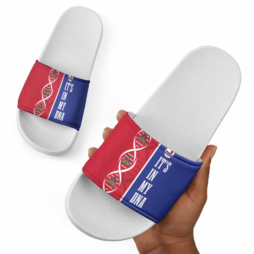 Afro-Haiti Football Slide Sandals It's In My DNA - African Pride