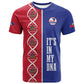 Custom Afro-Haiti Football T shirt It's In My DNA LT19