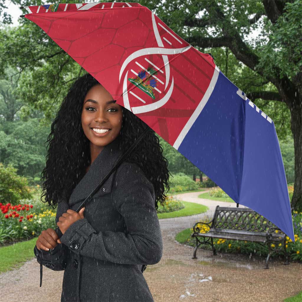 Afro-Haiti Football Umbrella It's In My DNA - African Pride
