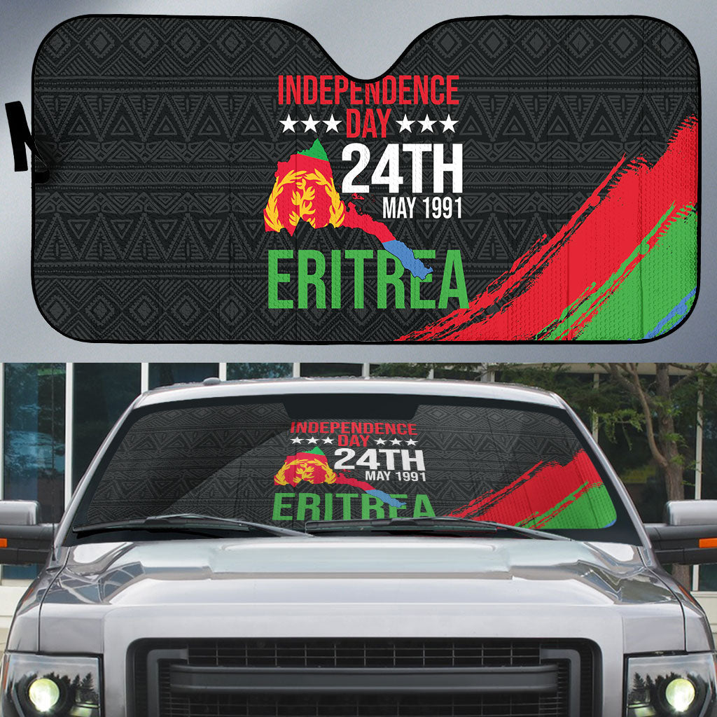 Eritrea Independence Day 1991 Auto Sun Shade Honor Freedom Unity Resilience