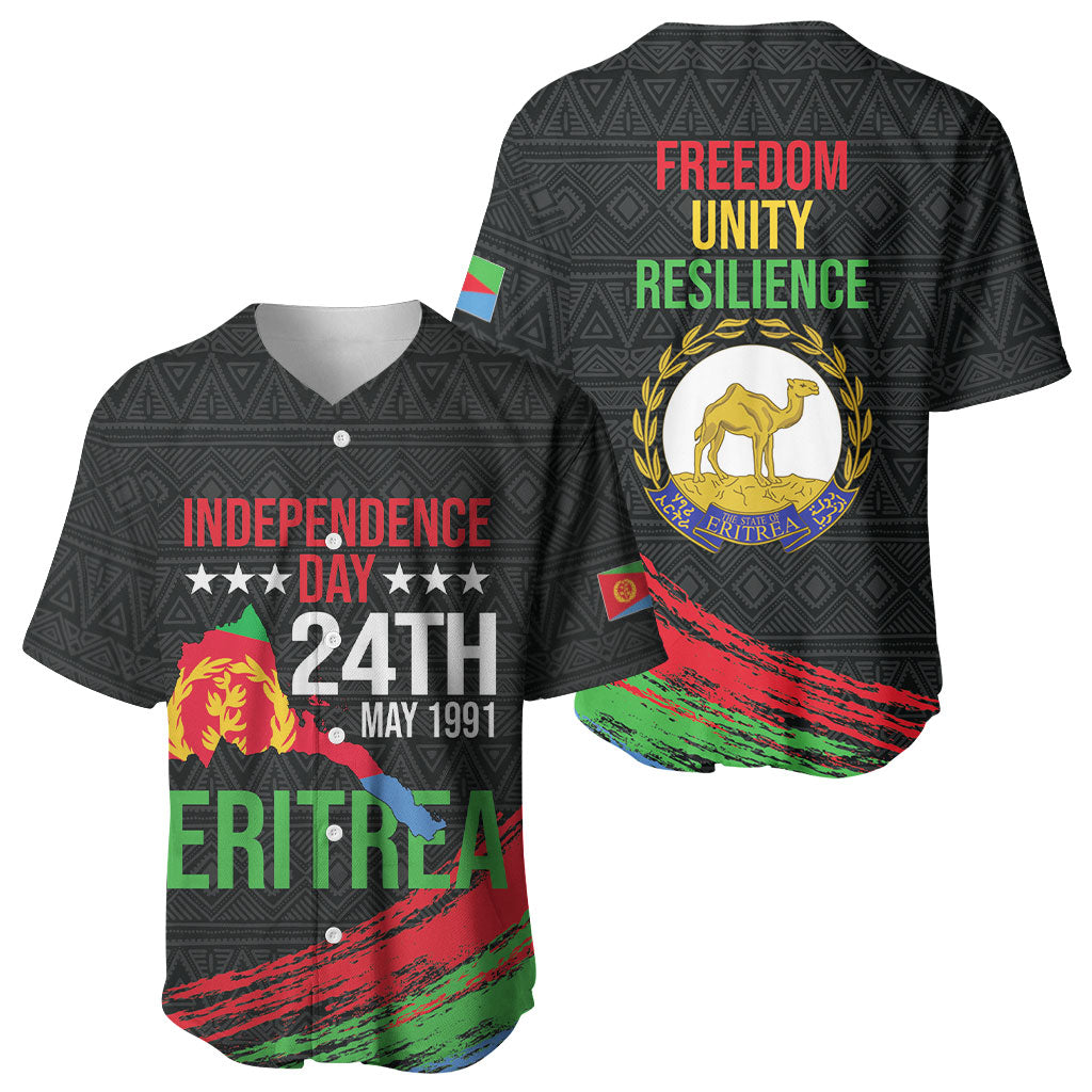 Eritrea Independence Day 1991 Baseball Jersey Honor Freedom Unity Resilience