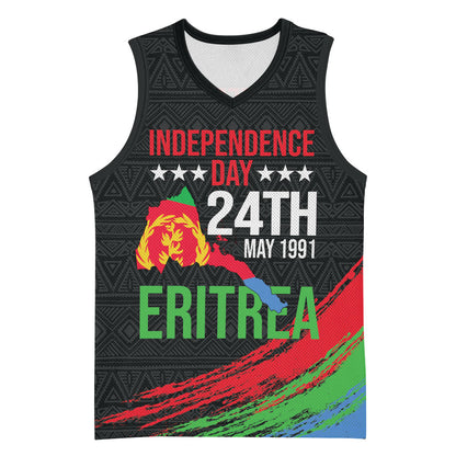 Eritrea Independence Day 1991 Basketball Jersey Honor Freedom Unity Resilience
