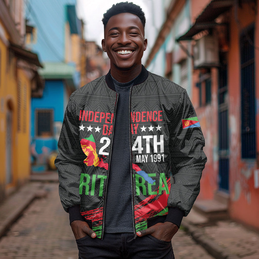 Eritrea Independence Day 1991 Bomber Jacket Honor Freedom Unity Resilience