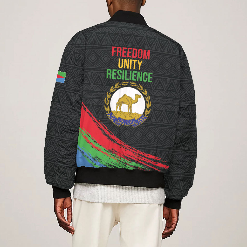 Eritrea Independence Day 1991 Bomber Jacket Honor Freedom Unity Resilience