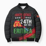 Eritrea Independence Day 1991 Bomber Puffer Jacket Honor Freedom Unity Resilience