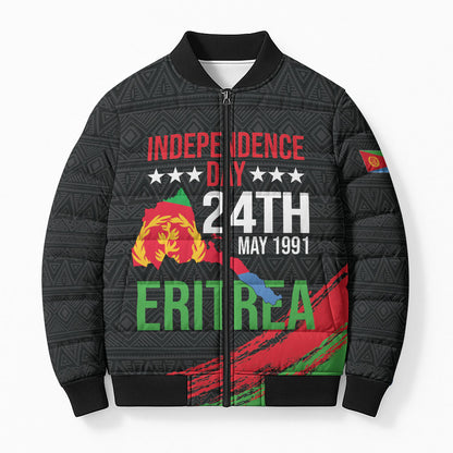 Eritrea Independence Day 1991 Bomber Puffer Jacket Honor Freedom Unity Resilience