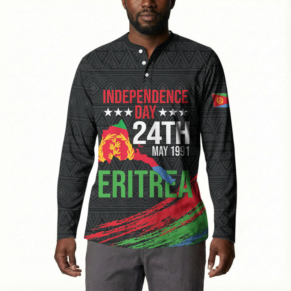 Eritrea Independence Day 1991 Button Sweatshirt Honor Freedom Unity Resilience