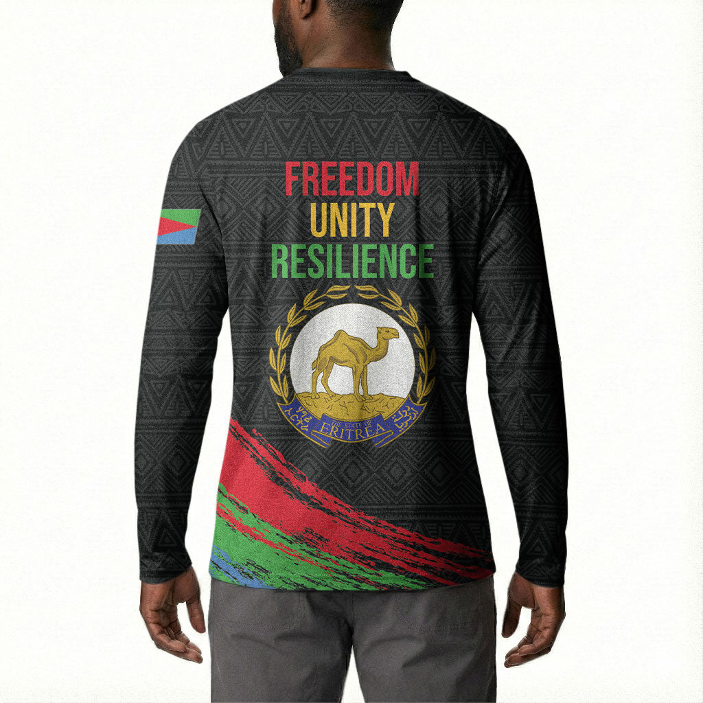 Eritrea Independence Day 1991 Button Sweatshirt Honor Freedom Unity Resilience