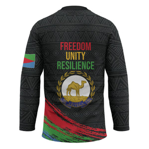 Eritrea Independence Day 1991 Hockey Jersey Honor Freedom Unity Resilience