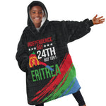 Eritrea Independence Day 1991 Kid Wearable Blanket Hoodie Honor Freedom Unity Resilience