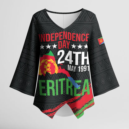 Eritrea Independence Day 1991 Kimono Sleeve Blouse Honor Freedom Unity Resilience