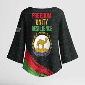 Eritrea Independence Day 1991 Kimono Sleeve Blouse Honor Freedom Unity Resilience