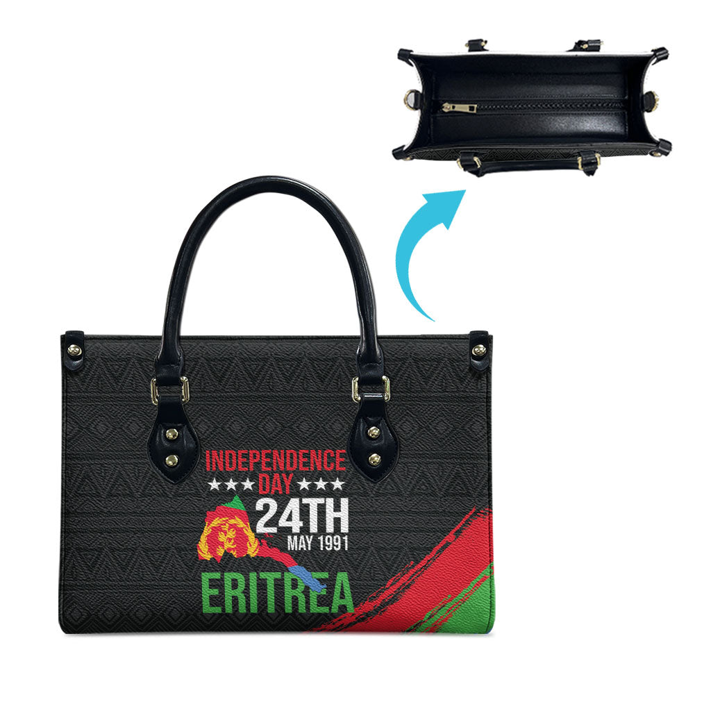Eritrea Independence Day 1991 Leather Bag Honor Freedom Unity Resilience