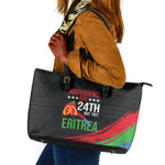 Eritrea Independence Day 1991 Leather Tote Bag Honor Freedom Unity Resilience