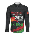 Eritrea Independence Day 1991 Long Sleeve Button Shirt Honor Freedom Unity Resilience