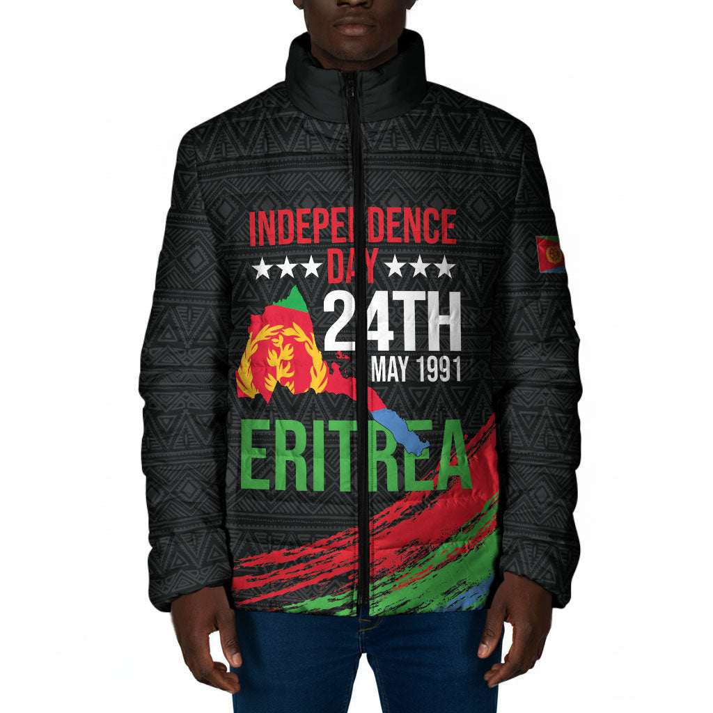Eritrea Independence Day 1991 Padded Jacket Honor Freedom Unity Resilience