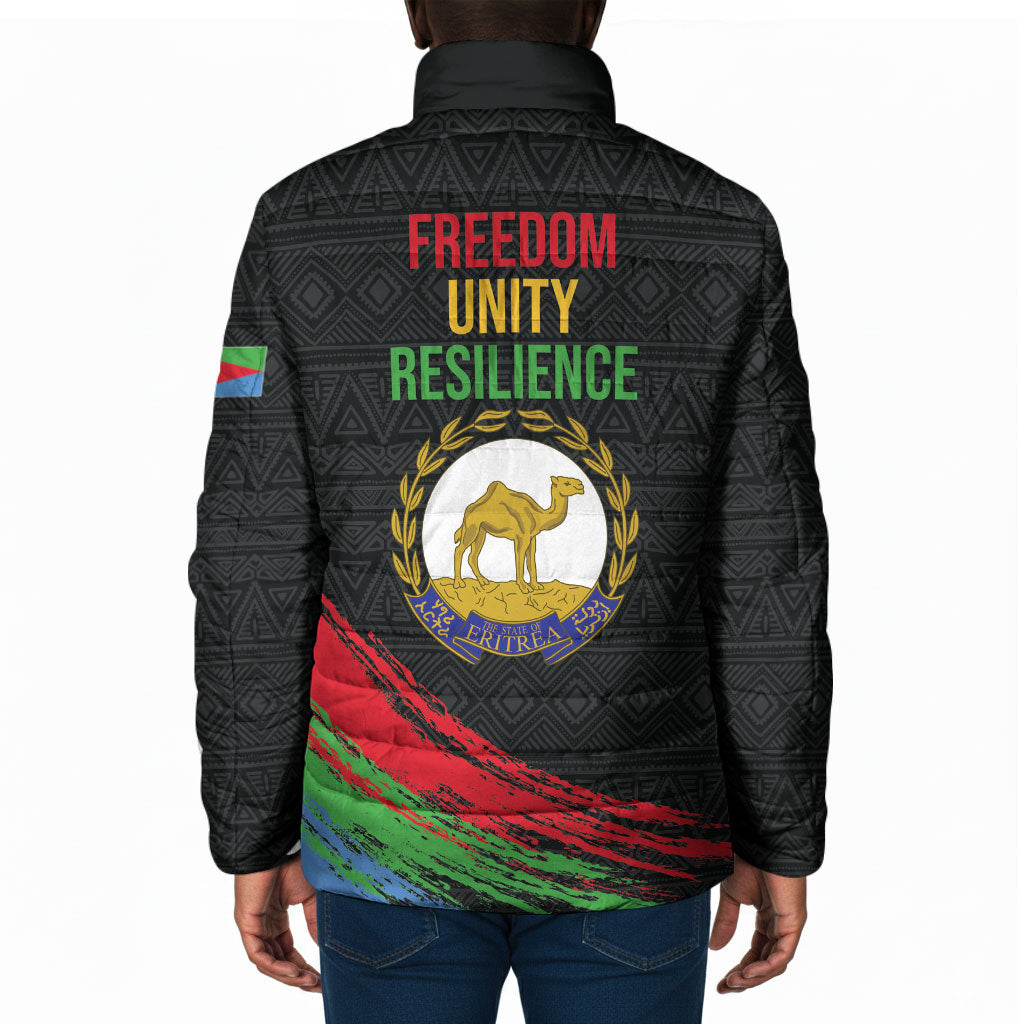 Eritrea Independence Day 1991 Padded Jacket Honor Freedom Unity Resilience