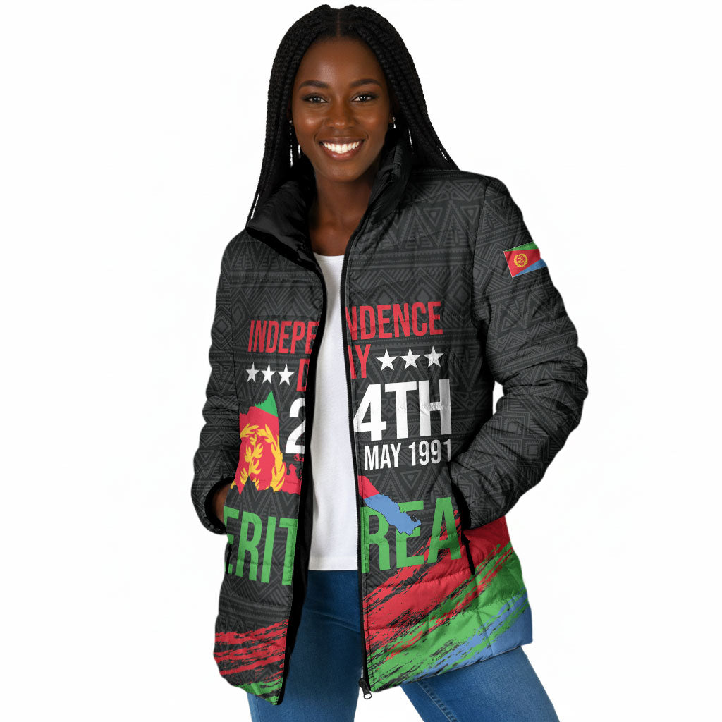 Eritrea Independence Day 1991 Padded Jacket Honor Freedom Unity Resilience