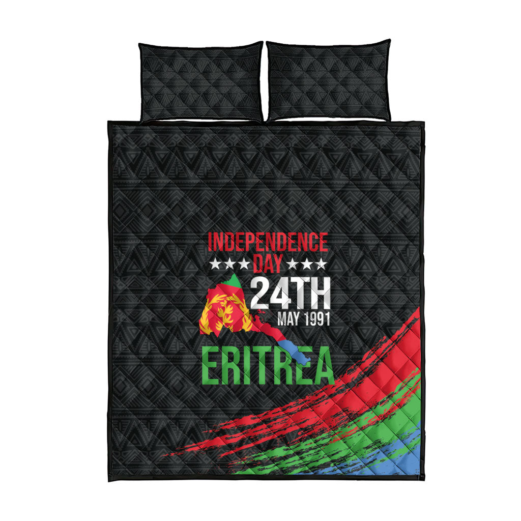 Eritrea Independence Day 1991 Quilt Bed Set Honor Freedom Unity Resilience