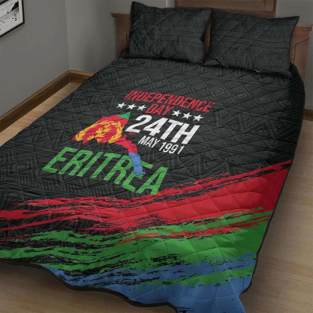 Eritrea Independence Day 1991 Quilt Bed Set Honor Freedom Unity Resilience